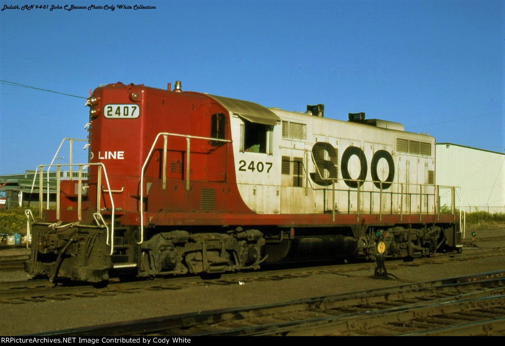 Soo Line GP9 2407 